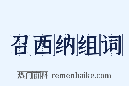 召西纳组词是什么意思的图片